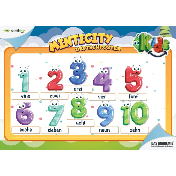 MINTICITY KIDS 10'LU POSTER SETİ