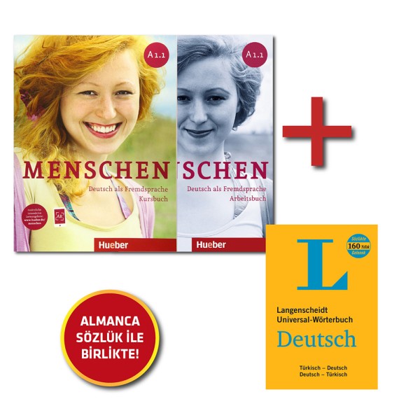 Menschen A1.1 Kursbuch ve Arbeitsbuch + Langensche...