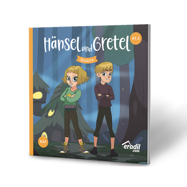 Hänsel und Gretel Modern A1.2 Almanca Hikaye Kitabı