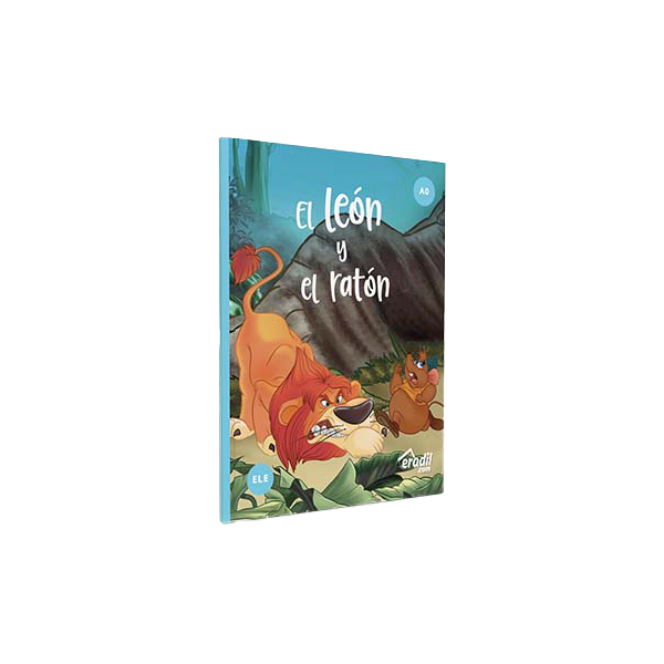 El león y el ratón A0 İspanyolca Hikaye Kitabı
